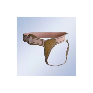 Wzmocniony pachwinowy pas przepuklinowy prawo/lewostronnyz zapięciem klamrowym DH/IH