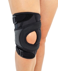 Orteza stabilizująca rzepkę z boczną pelotą silikonową AS-KX-04