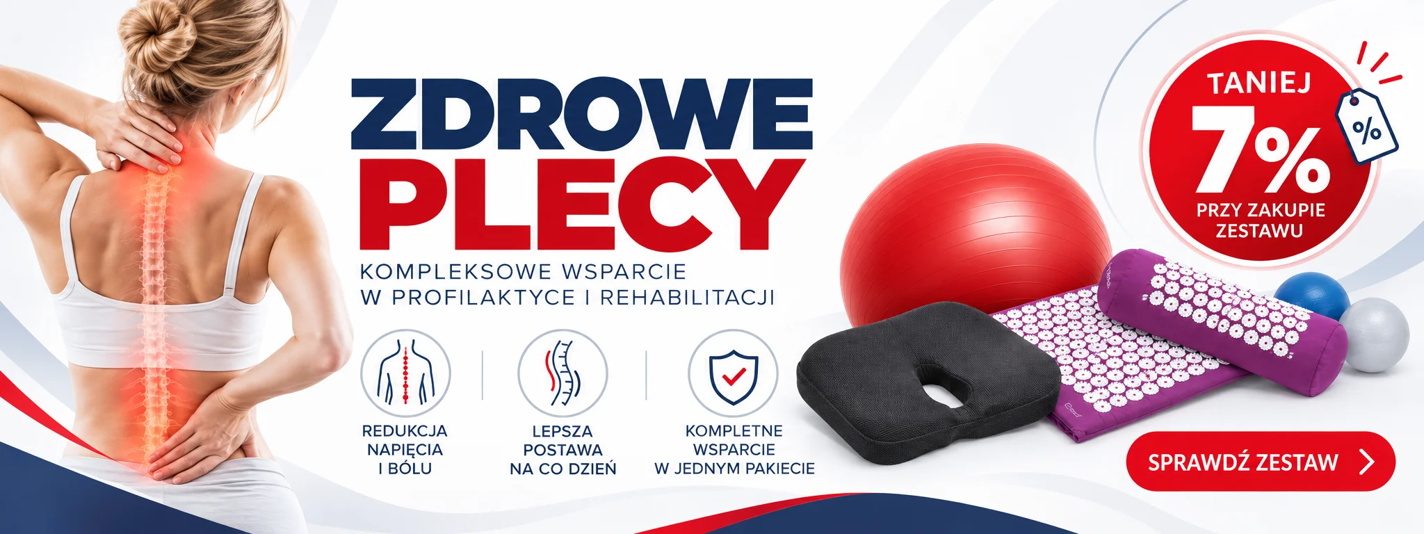 Zdrowe plecy - taniej o 7%