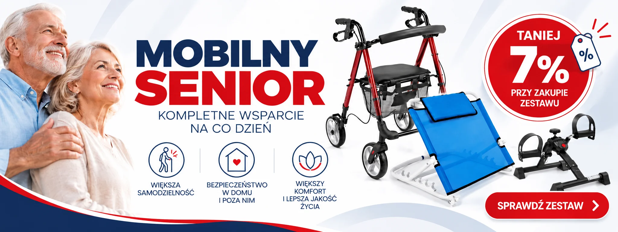 Mobilny senior - taniej o 7%