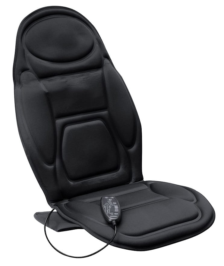 Masażer na fotel Back Massager LANAFORM z funkcją grzania - Masująca nakładka na krzesło i fotel - Masaż wibracyjny rozluźniający ciało - Lanaform Back Massager