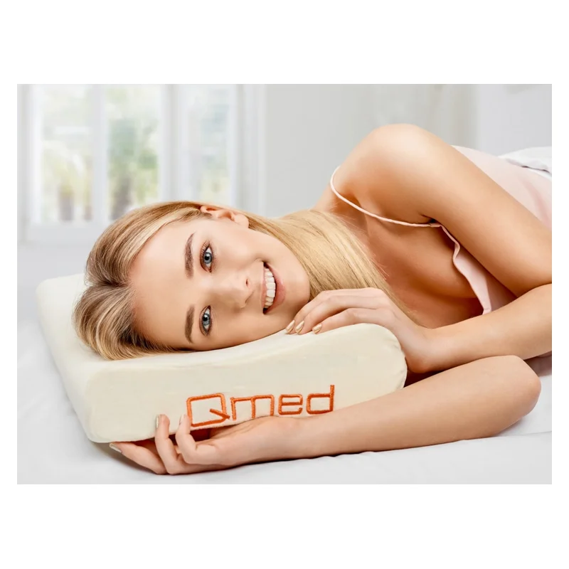Poduszka profilowana ortopedyczna do snu STANDARD PILLOW – Pianka memory - Zdrowy kręgosłup - Qmed
